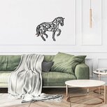 Dressuur Paard wanddecoratie
