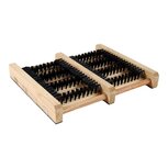 Boot brush made of wood