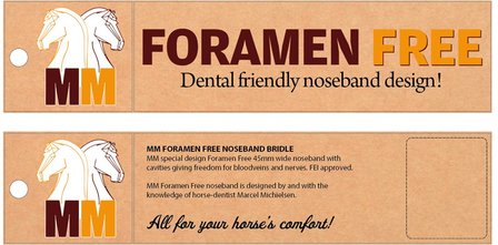 Harry&#039;s Horse Hoofdstel MM Foramen Free