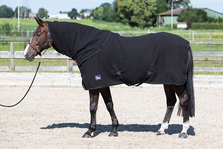 Fleece Blanket with Roll-up Neck