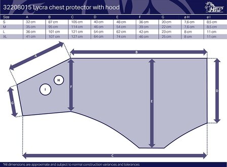 Borstbeschermer/hood Elastic