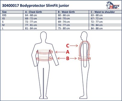 Harry&#039;s Horse Bodyprotector SlimFit junior