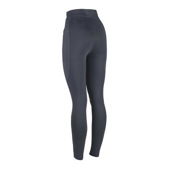 EQUESTRIAN PRO EMBOSSED RIJLEGGINGS POLYGIENE ANTHRACITE