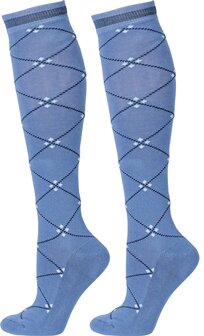 Bogen Show Kousen-Socks-Strumpfen Dutch Blue