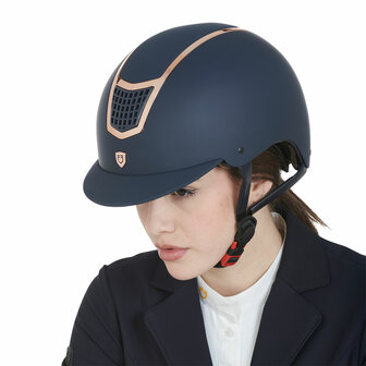 Cap Equestro Rose-Gold-Navy