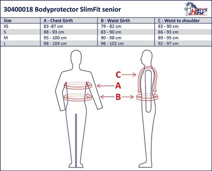 Harry&#039;s Horse Bodyprotector SlimFit senior