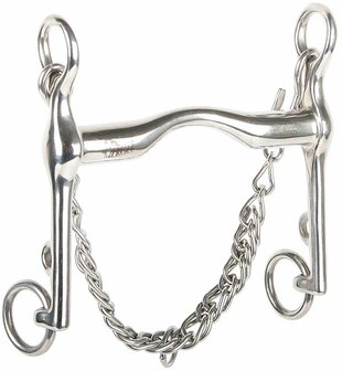 Harry&#039;s Horse Dressuurstang lage tongboog 18mm