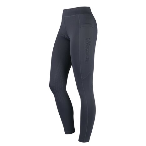 EQUESTRIAN PRO EMBOSSED RIJLEGGINGS POLYGIENE ANTHRACITE