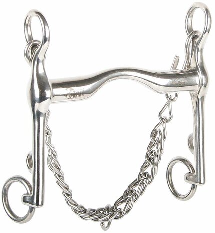 Harry's Horse Dressuurstang lage tongboog 18mm